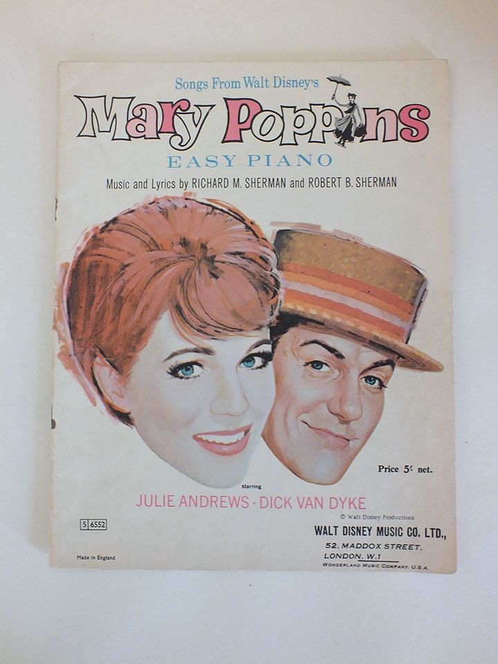 Songs From Walt Disney's Mary Poppins Starring Julie Andrews & Dick van Dyk