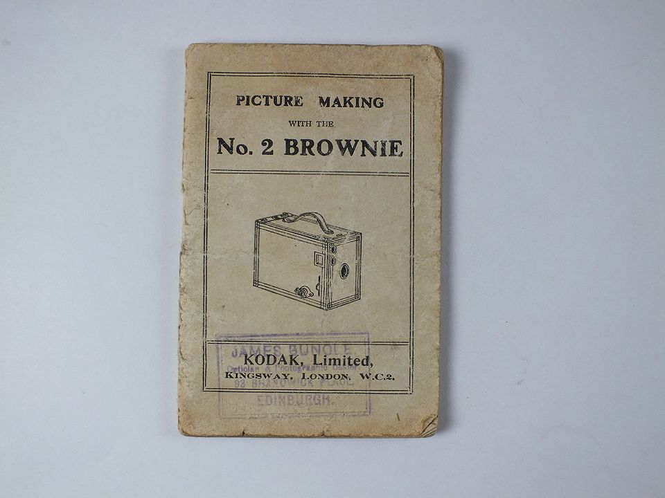 Kodak No 2 Brownie User Instruction Manual Booklet
