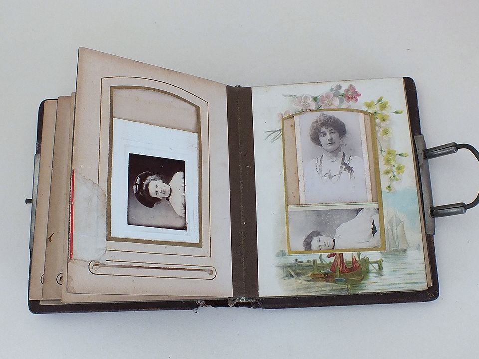 album photo ancien, vide, pour photo carte de visite, CDV, XIXe siècle  REF268