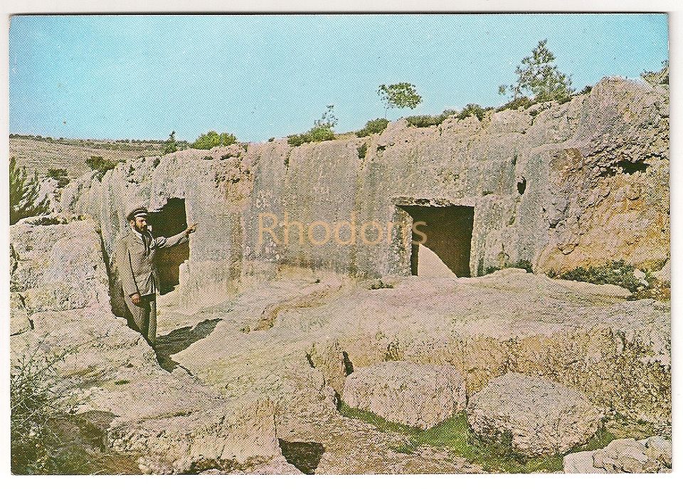 Israel: The Sanhedrin Tombs, Burial Place Of Members Of The Sanhedrin Jerusalem Postcard