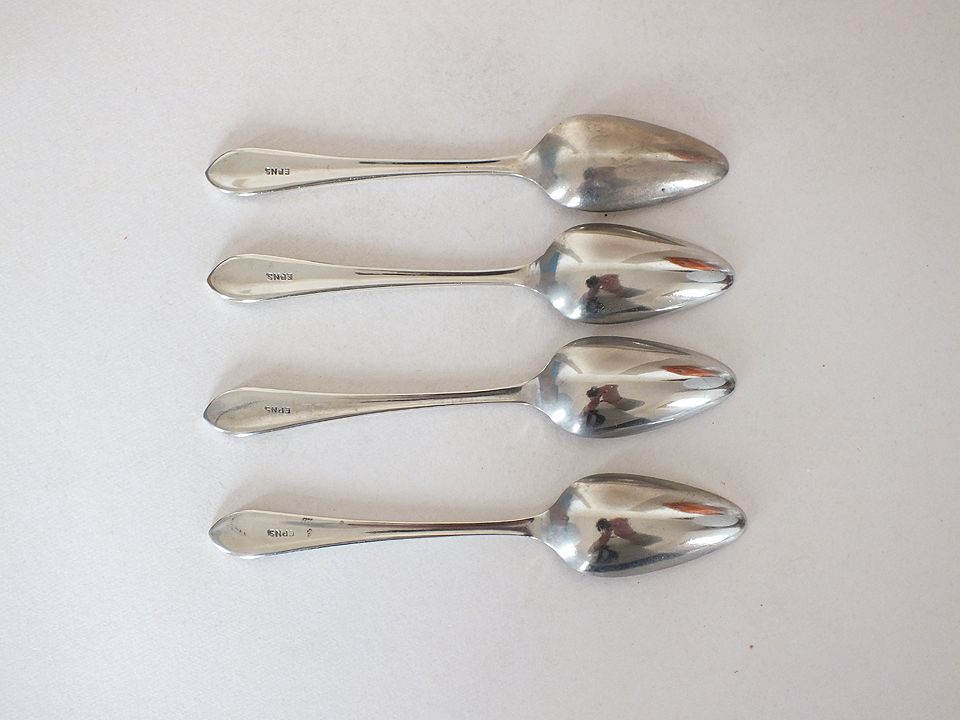 Art Deco Design Grapefruit Spoons, x4 