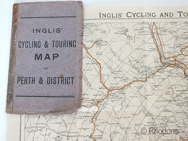 Inglis Cycling & Touring Map Of Perth & District
