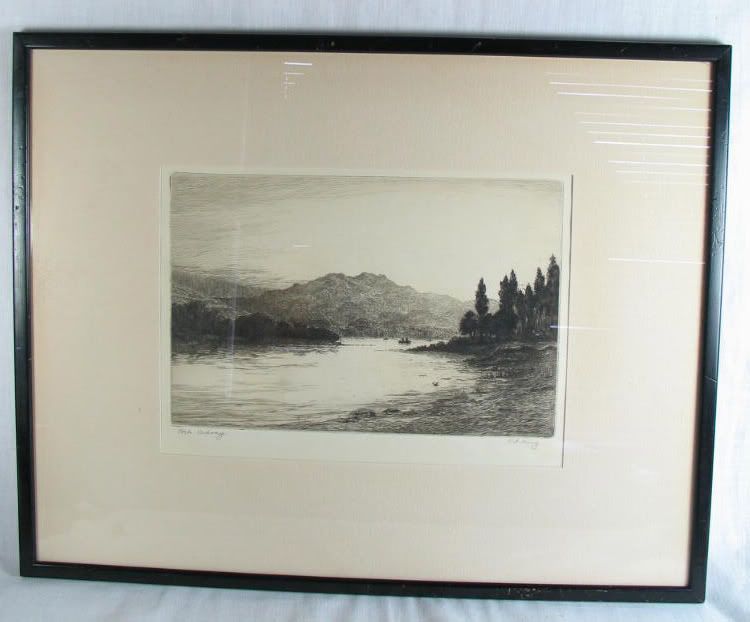 Loch Achray, The Trossachs, Scotland. Limited Edition Artist Signed Proof E