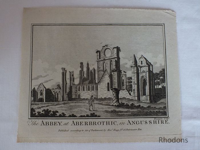 Abbey At Aberbrothic In Angusshire, Scotland. Circa 1780s