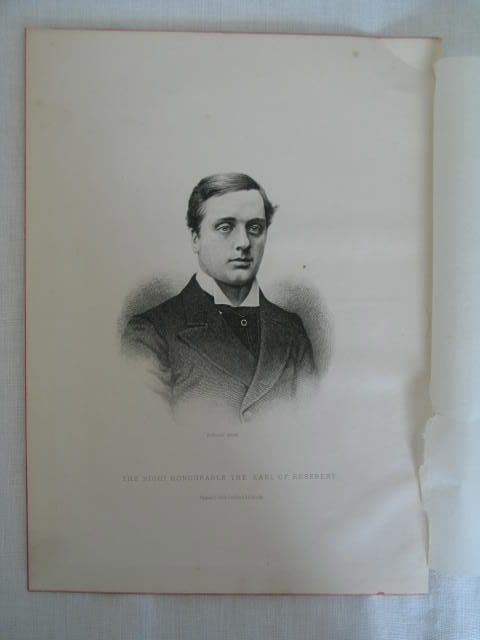 The Earl Of Roseberry By C Laurie, Victorian Portrait Print 