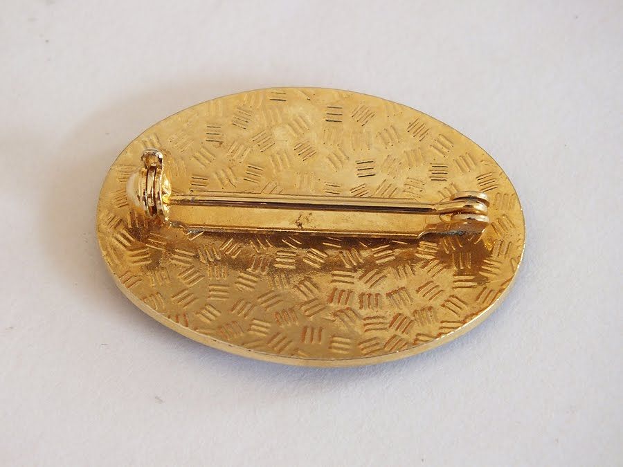 Art Deco Style Enamel Pin Brooch
