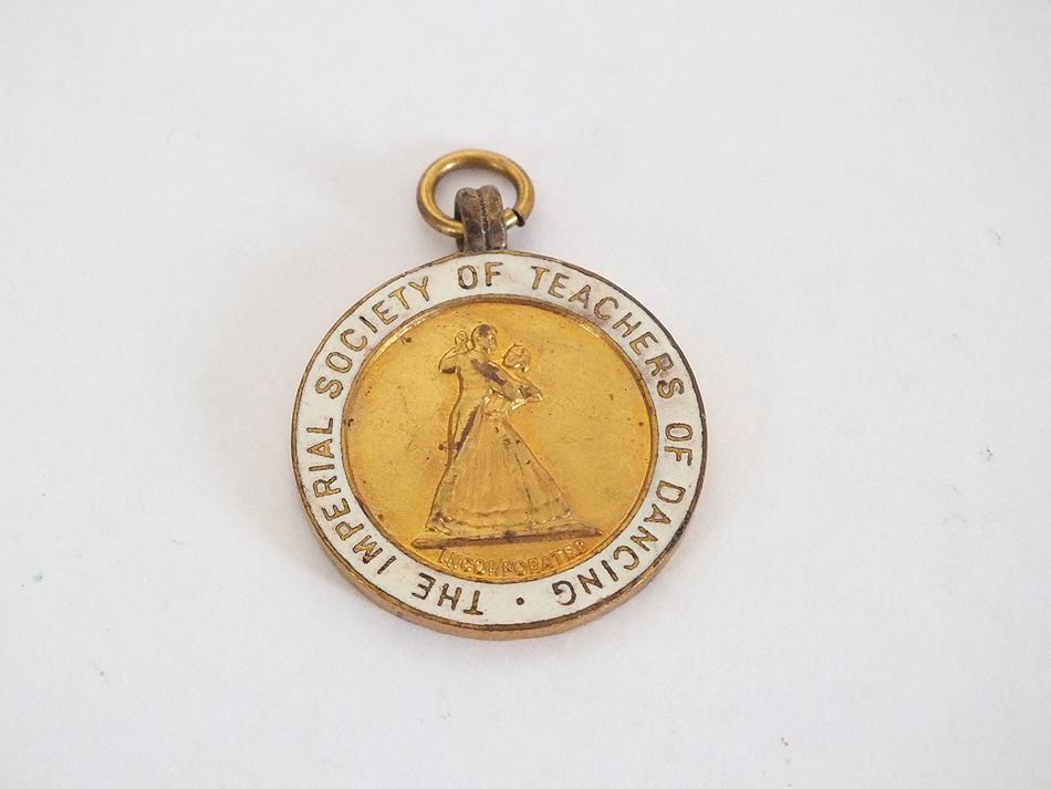 Imperial Society Of Teachers Of Dancing Award Pendant,1954