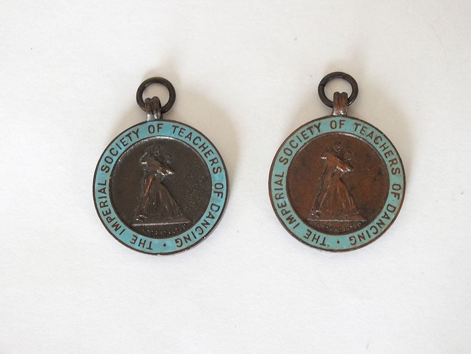 Imperial Society Of Teachers Of Dancing Award Pendants, 1952