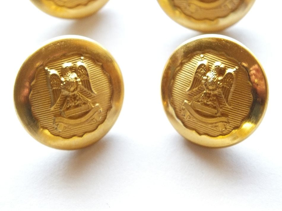 Holland and Sherry Blazer Buttons. American Eagle Emblem