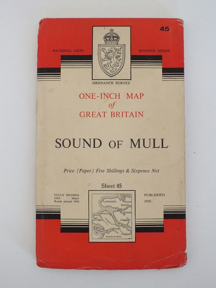 Sound Of Mull-Ordnance Survey Maps Of Great Britain-Sheet No 45