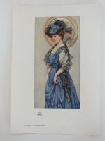 Edwardian Lady Print From the Studio Magazine-Early 1900s-My Wife by Lionel Heath, 1907