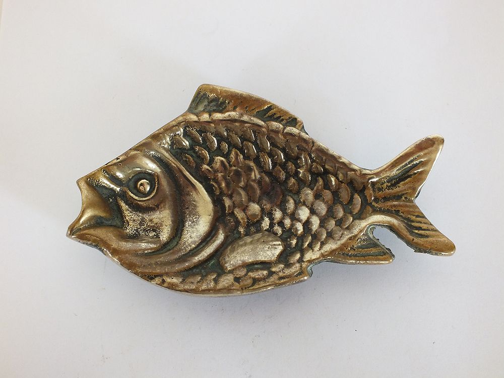 Brass Fish Dish For Trinkets, Keys, Rings