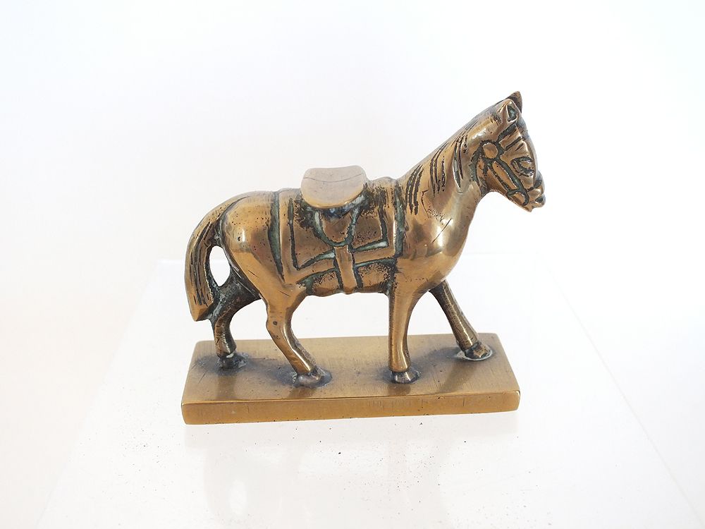 Brass Horse Desktop Paperweight