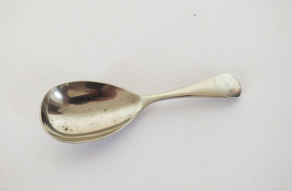 Tea Caddy Spoon, Daniel & Arter Nevada Silver 