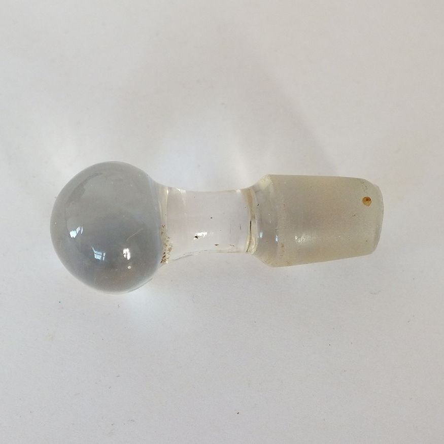 Antique Glass Scent Bottle Stopper