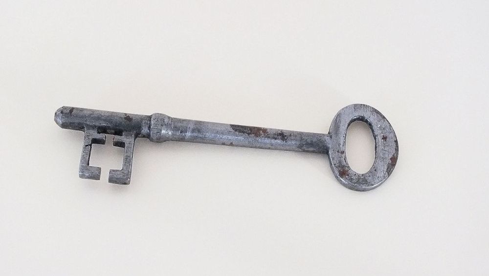 Old Door Lock Skeleton Key By J MacKay