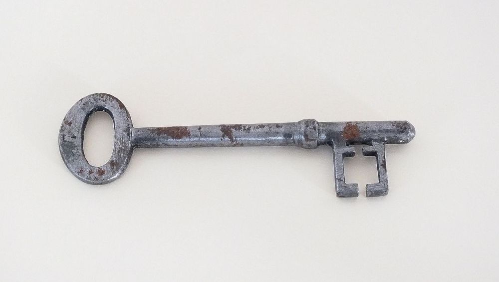 Old Door Lock Skeleton Key By J MacKay