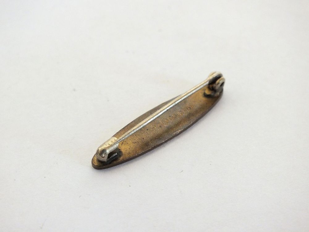 Antique Lapel Pin Brooch-Solid Gold Top