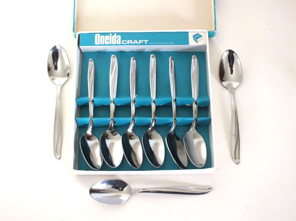 Oneida Craft Stainless Steel Teaspoons
