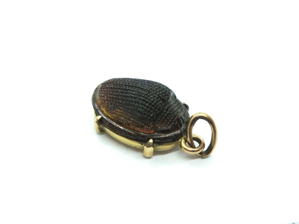 Scarab Beetle Necklace Pendant, Bracelet Charm