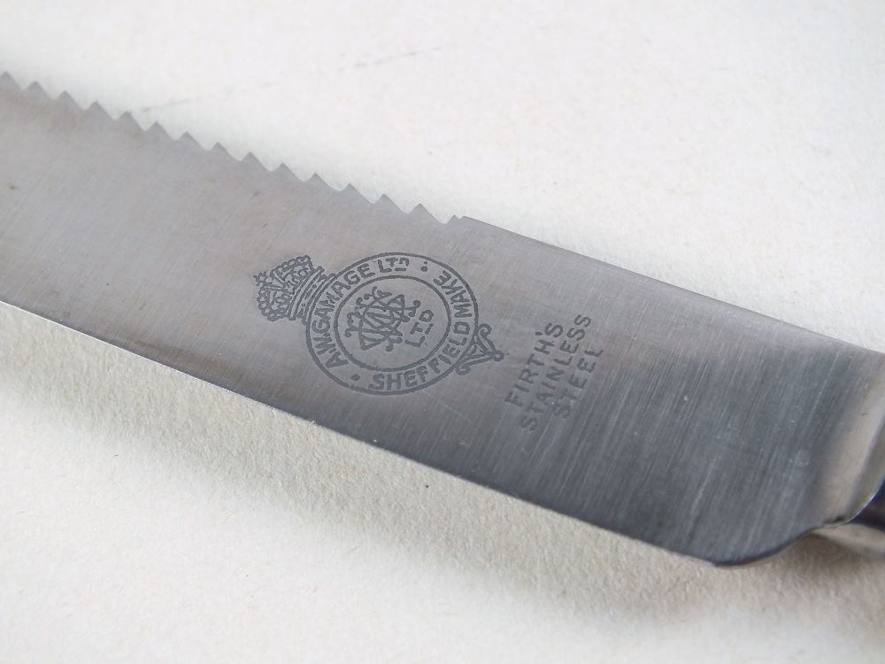 Stainless Steel Cake Knife, Bread Knife, Circa 1930s