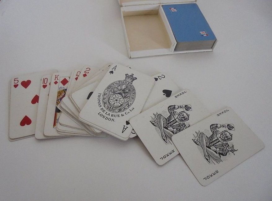 Vintage De La Rue Playing Cards. New Zealand Shipping Co Advertising