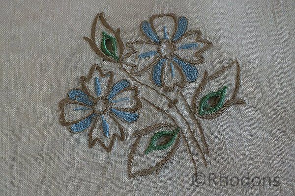 Madeira Embroidery Linen Tablecloth
