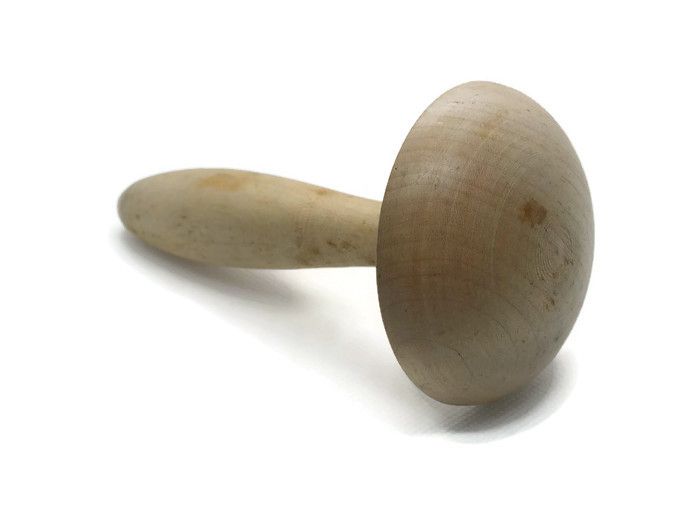 Traditional Wooden Darning Mushroom