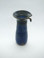 Studio  Art Pottery Vase - Signed JS