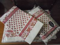 Confortcale Brand Bed Linens, Sheets And Pillowcase Set By Cannon, Royal Family Design. Circa 1970s Vintage.