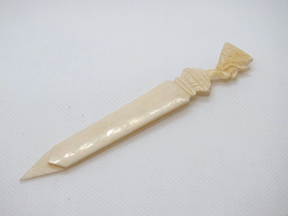 Carved Bone Bookmark