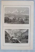 Pass Of Killiecrankie Perthshire - Antique Scottish Landscape Print. Circa 1880s