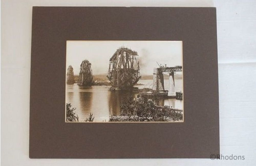 Building the Forth Rail Bridge Photo, View From The South