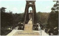 Clifton Suspension Bridge North Somerset Early 1900s Postcard