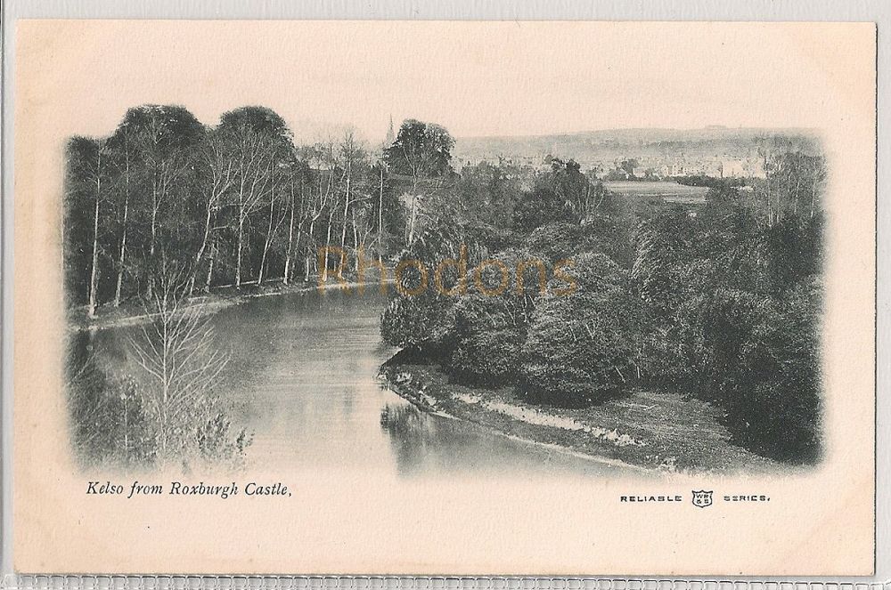 Kelso From Roxburgh Castle Scottish Borders Early 1900s  UDB Postcard