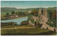 Chepstow Castle and Valley Of The Wye. Early 1900s Postcard 
