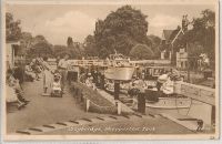 Shepperton Lock Weybridge Surrey 1950s Frith Postcard