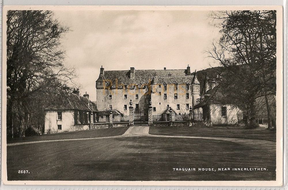 Traquair House Near Innerleithen. Real Photo Postcard 