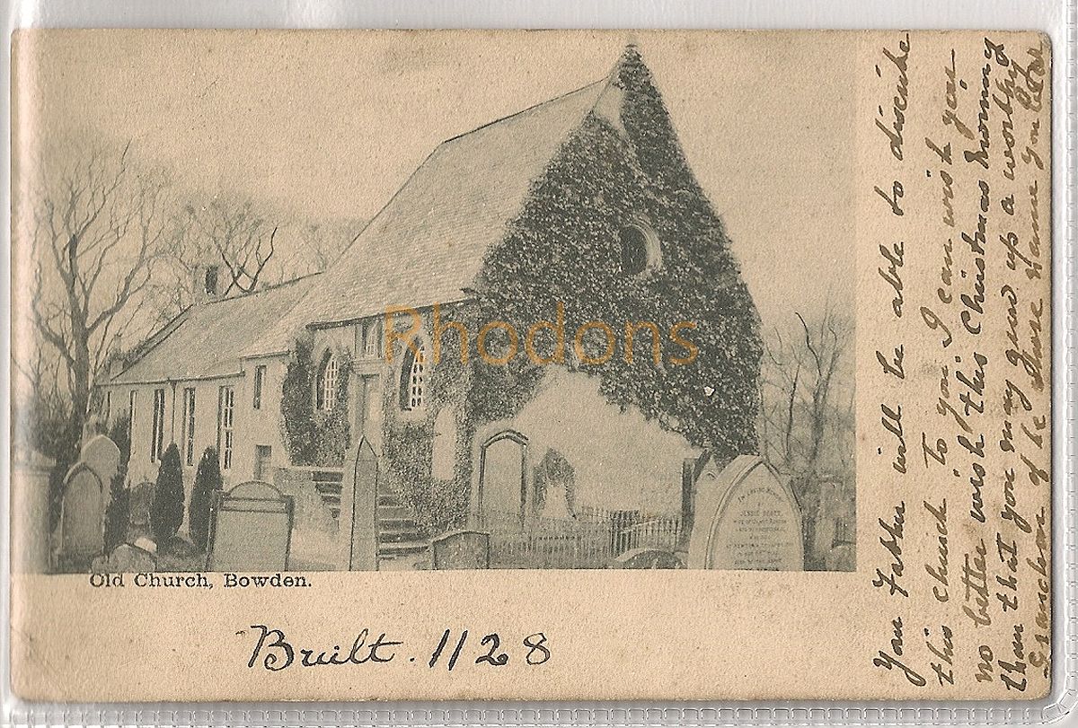 Hutton Church & Manse, Berwick. Early 1900s Postcard Scottish Borders Church Postcards