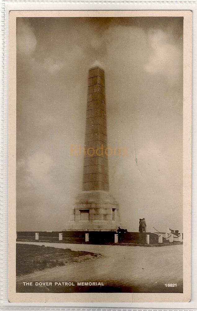 Kent:The Dover Patrol Memorial, St Margarets Bay. Real Photo Postcard