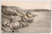 Guernsey C I - The Coast At Gouffre  Early 1900s Postcard