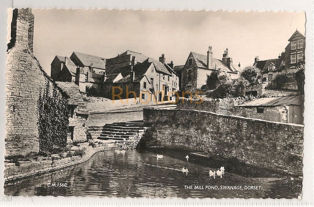 The Mill Pond, Swanage, Dorset Postcard