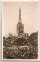 Norwich Cathedral Real Photo Postcard Circa 1940s / 1950s 
