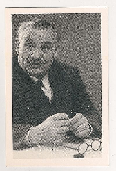 Ernest Bevan (1881-1951), British Politician. Nostalgia Reproduction Postca