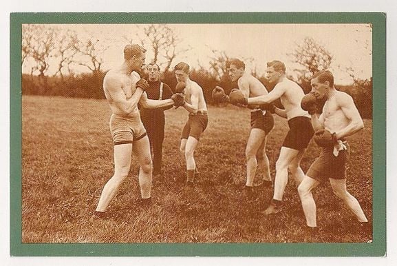 Bombadier Wells Training At Selsey, 1913. Nostalgia Reproduction Postcard