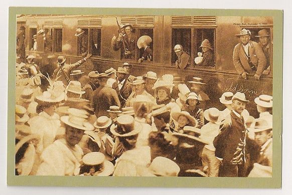 Boer War: Boer Soldiers Leave For The Front November 1899. Nostalgia Reproduction Postcard