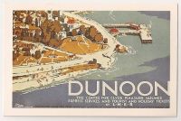 Dunoon LNER Advertising Poster. Nostalgia Reproduction Postcard