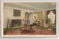 The Parlor In The House Of The Seven Gables, Salem, MA - Early 1900s Postcard
