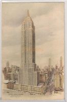 Empire State Building And Fifth Avenue, New York City-Art View Postcard