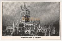 Gloucester Cathedral Postcard - View From The South East